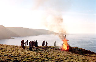 Witch burning